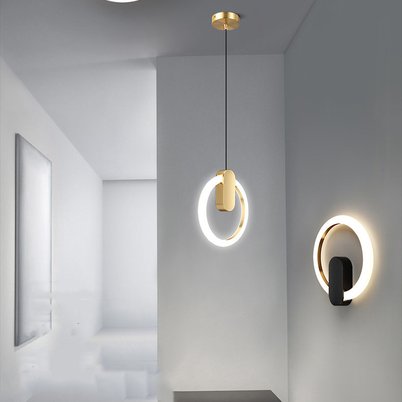 Настенный светильник GINA WALL D20 Brass Трехцветный свет by ImperiumLoft