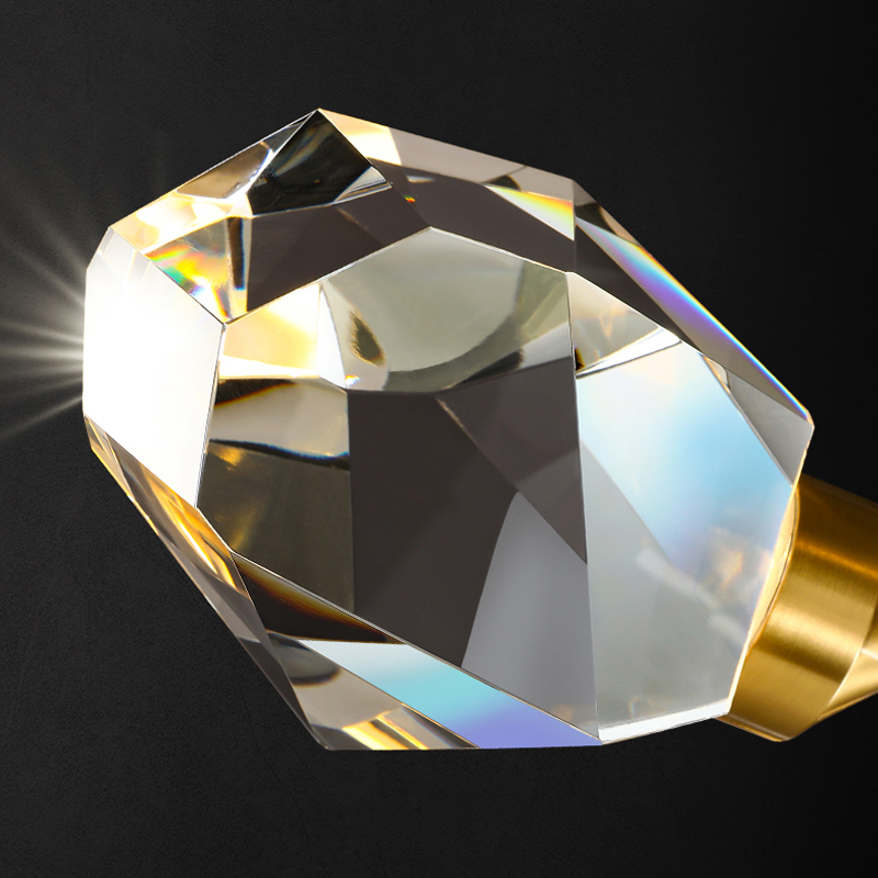 Настенный светильник CRISTEL D WALL Black by ImperiumLoft