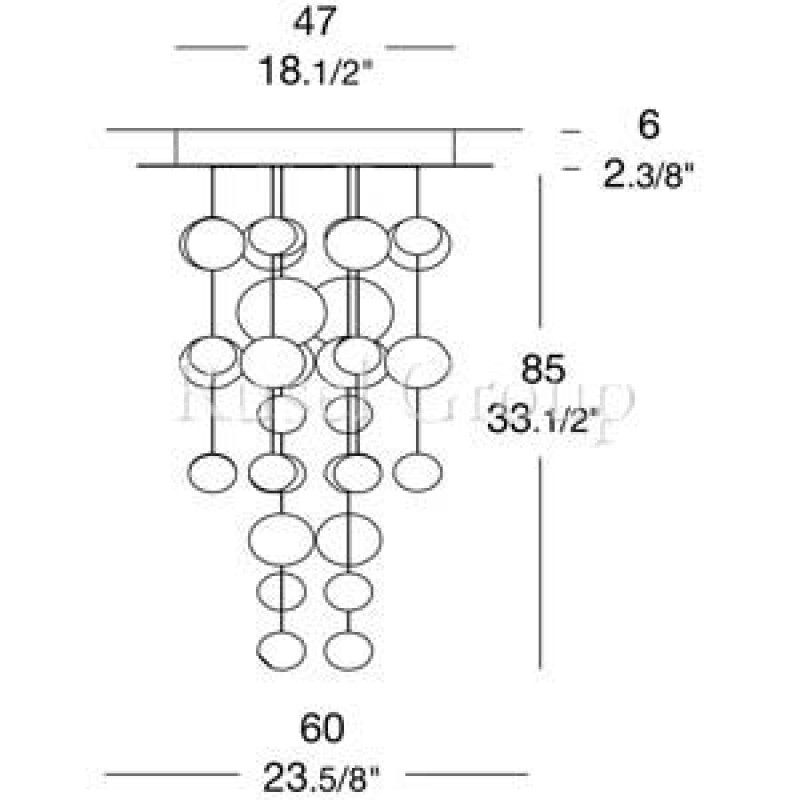 Подвесной светильник Leucos ETHER S (MURANO DUE)