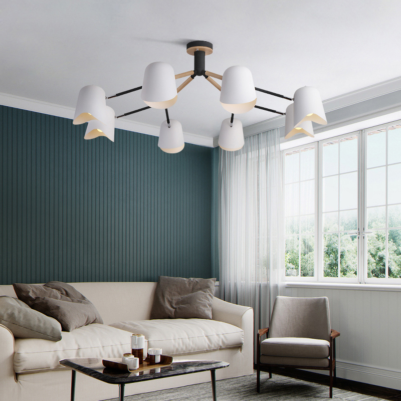 Люстра на штанге NOTCH D94 Black by ImperiumLoft