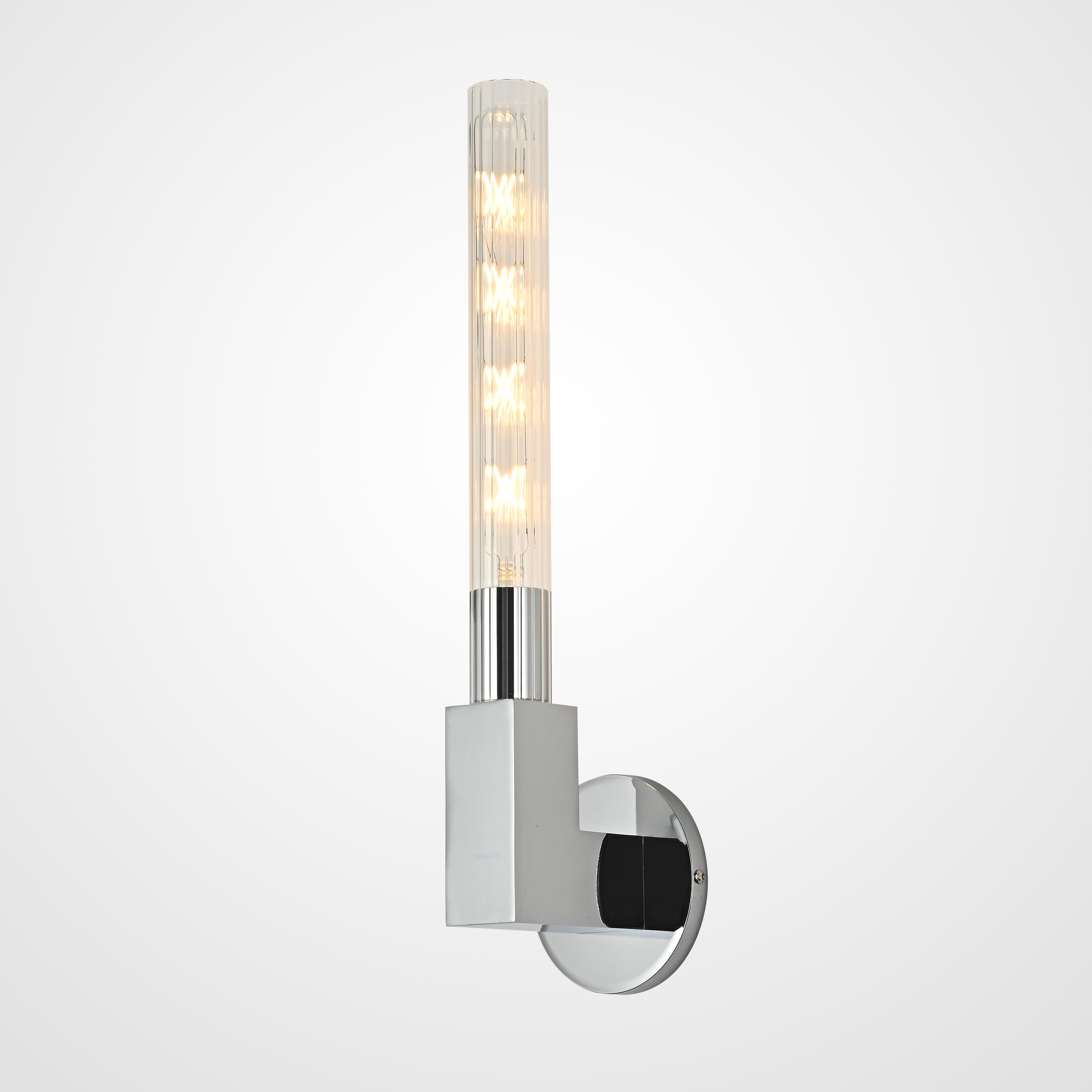 Бра Rh Cannelle Wall Lamp Single Sconces Chrome By Imperiumloft