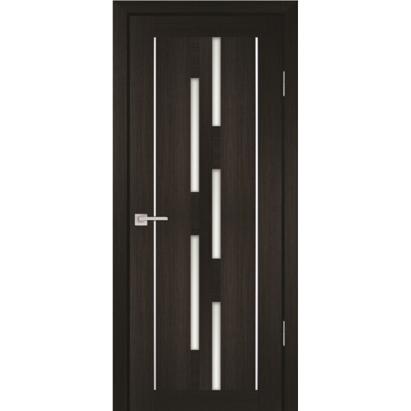 Межкомнатная дверь Graf PS-33 белый сатинат Мокко (2000 х 900)