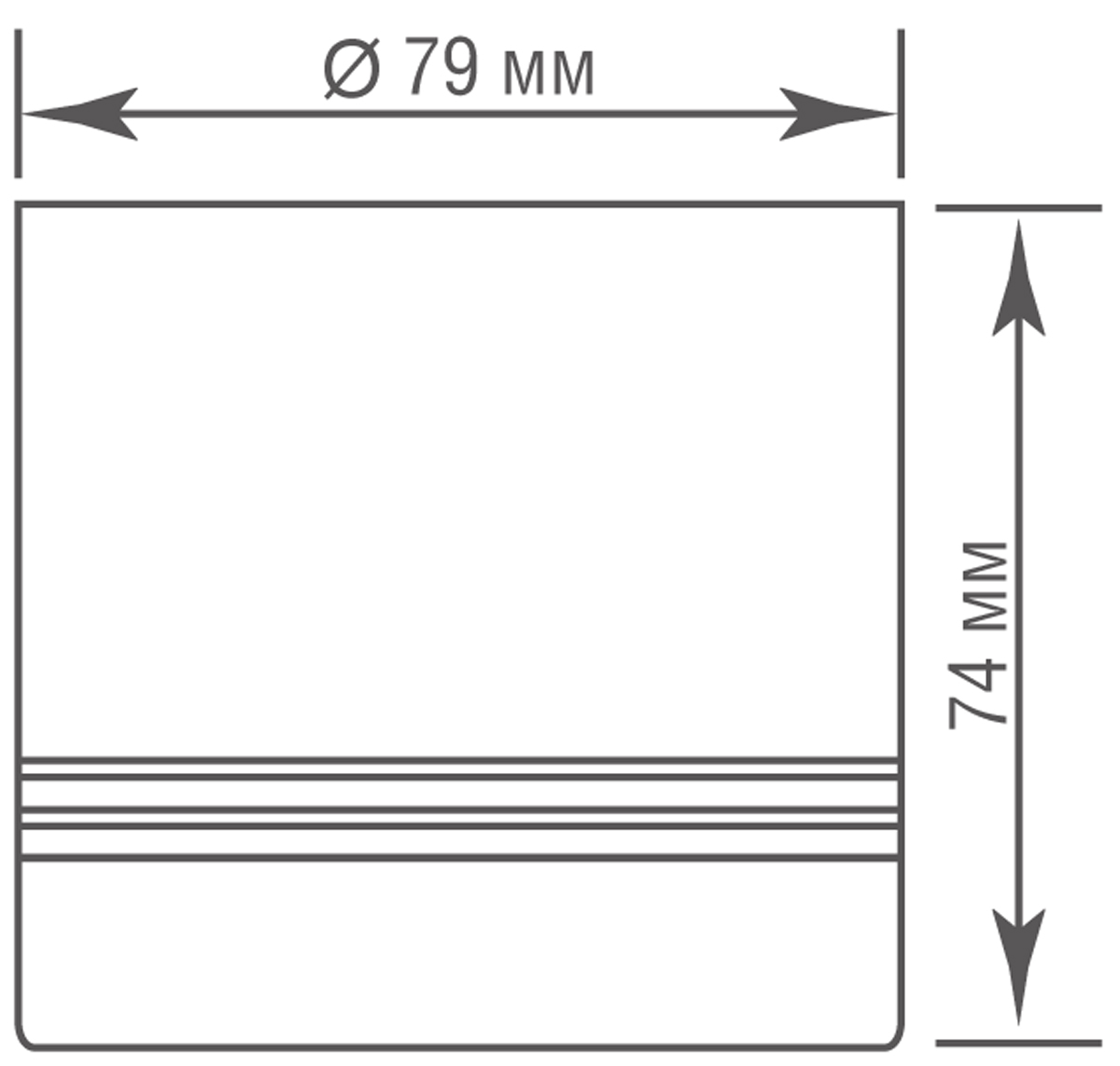 Накладной светодиодный светильник Donolux DL18482R9W1W IP44