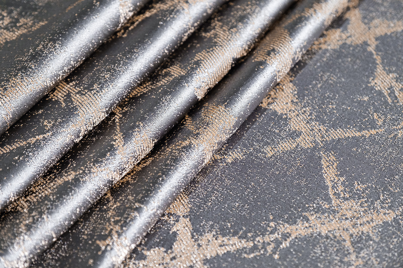 Портьера TRENTO 275х260см серая Garda Decor 121GD-GAB1306-PORT SER