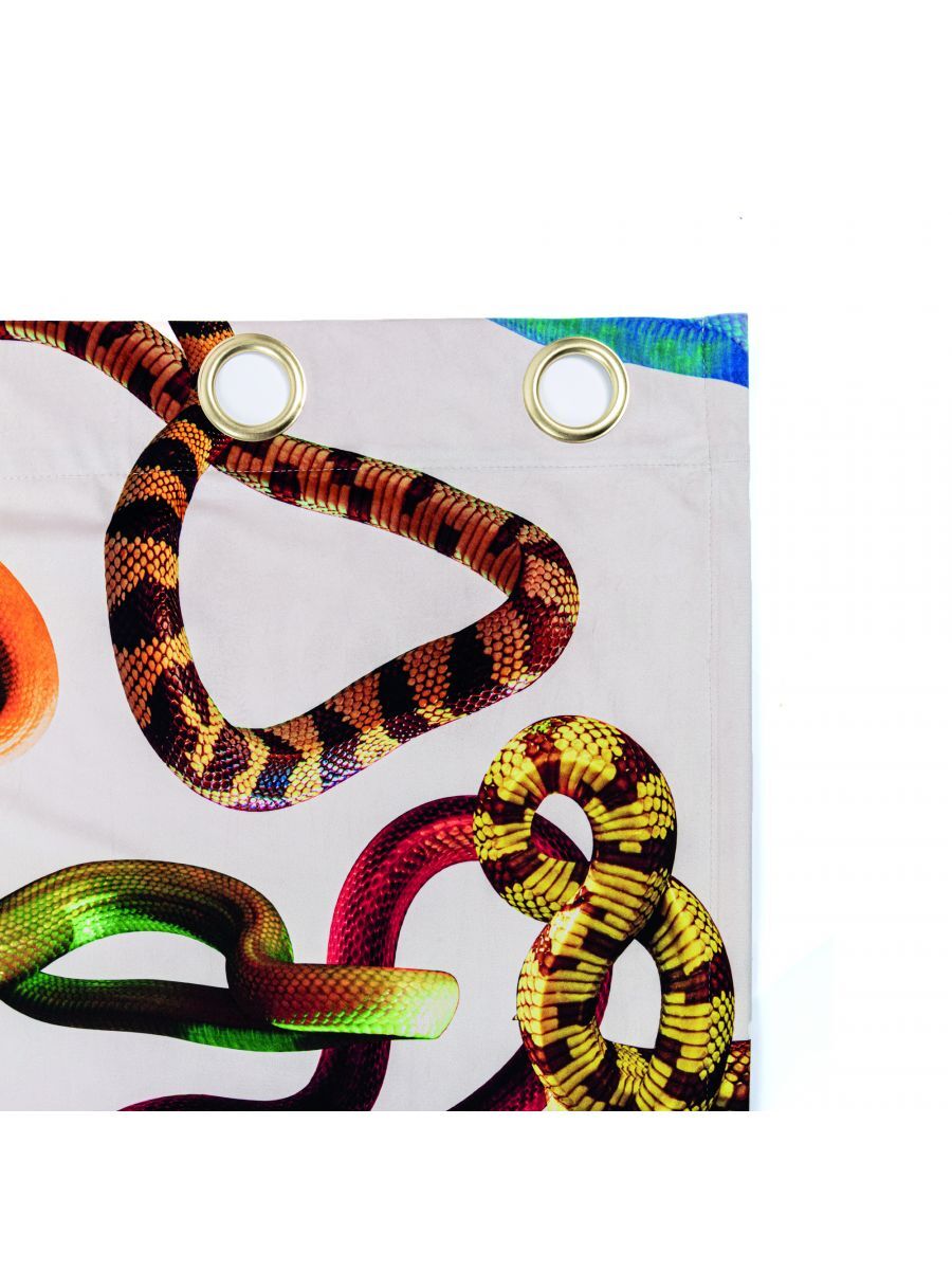 Штора Seletti Snakes White 02402