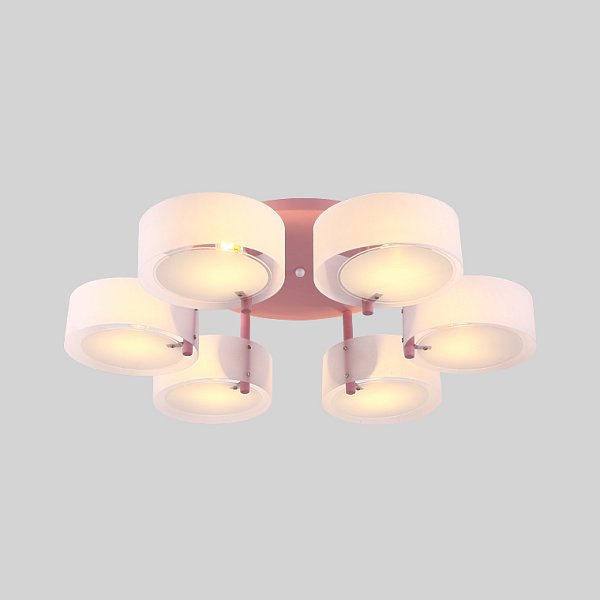 Потолочная люстра HEDDA D73 6 lamps Pink by ImperiumLoft