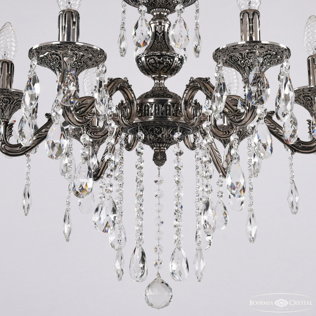 Люстра бронзовая с хрусталём 71202/6/175 B NB