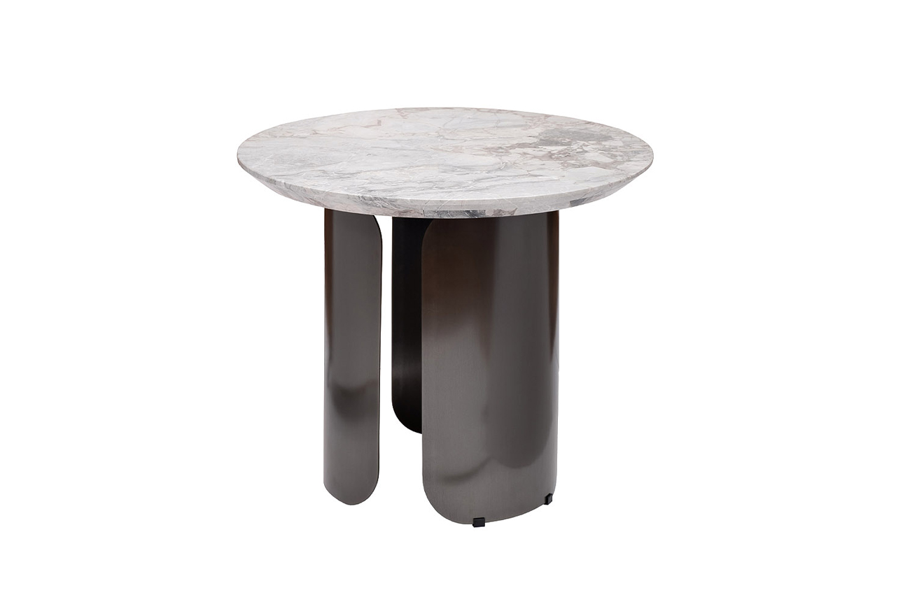 Столик журнальный мраморный серый Garda Decor 57EL-79702