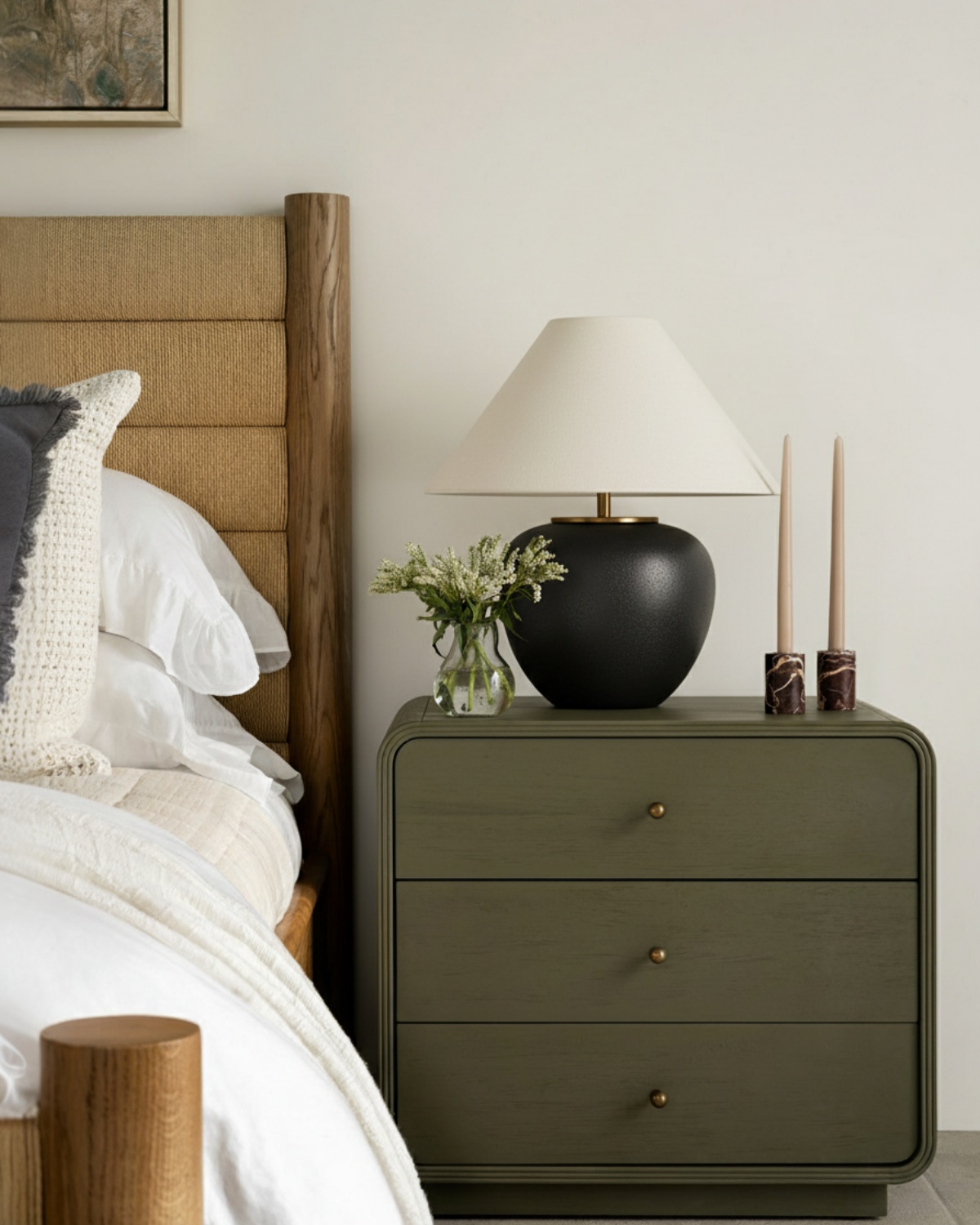 Черная настольная лампа Ноэл Louvre Home LTL454943MGI