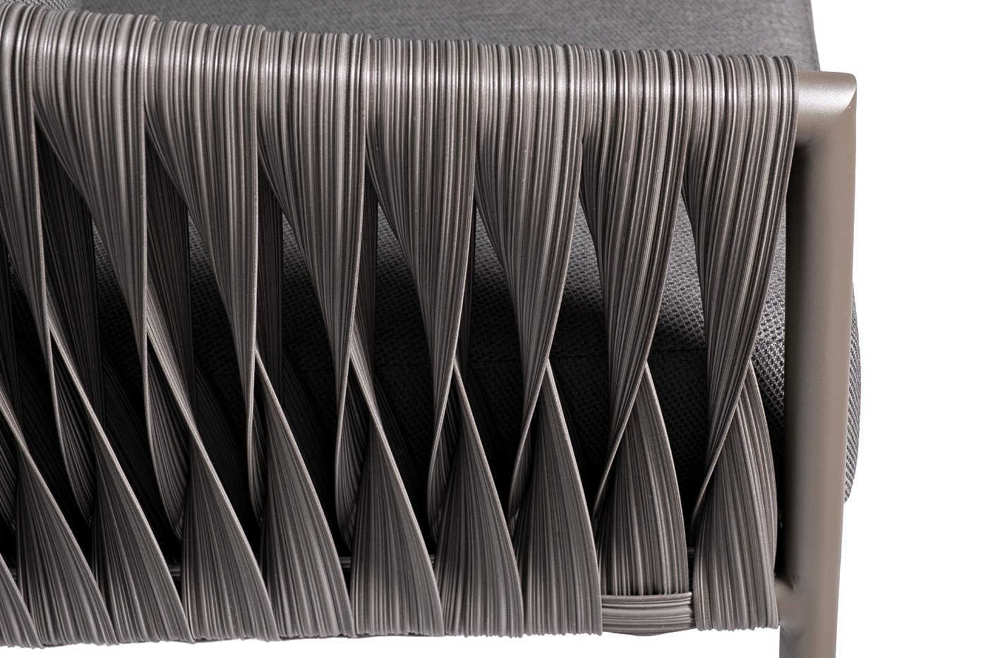 Диван двухместный уличный Муза серый Garda Decor 39AR-DIV-3691 SER