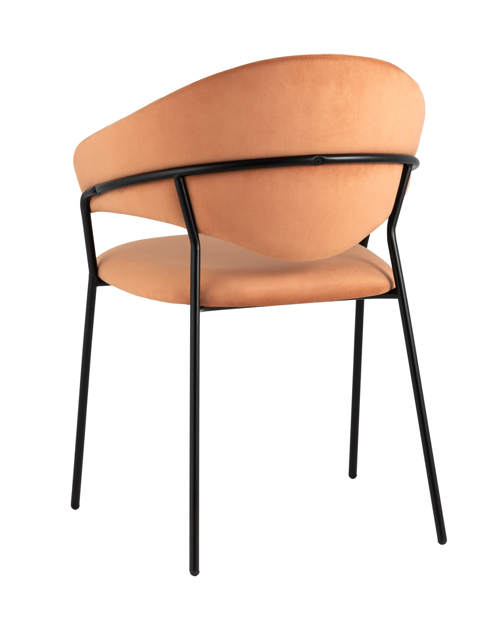 Стул Алексис велюр оранжевый Stool Group