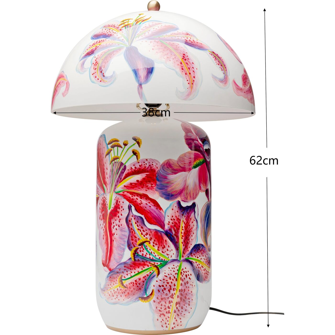 Светильник настольный Lillies Pink KARE 58105