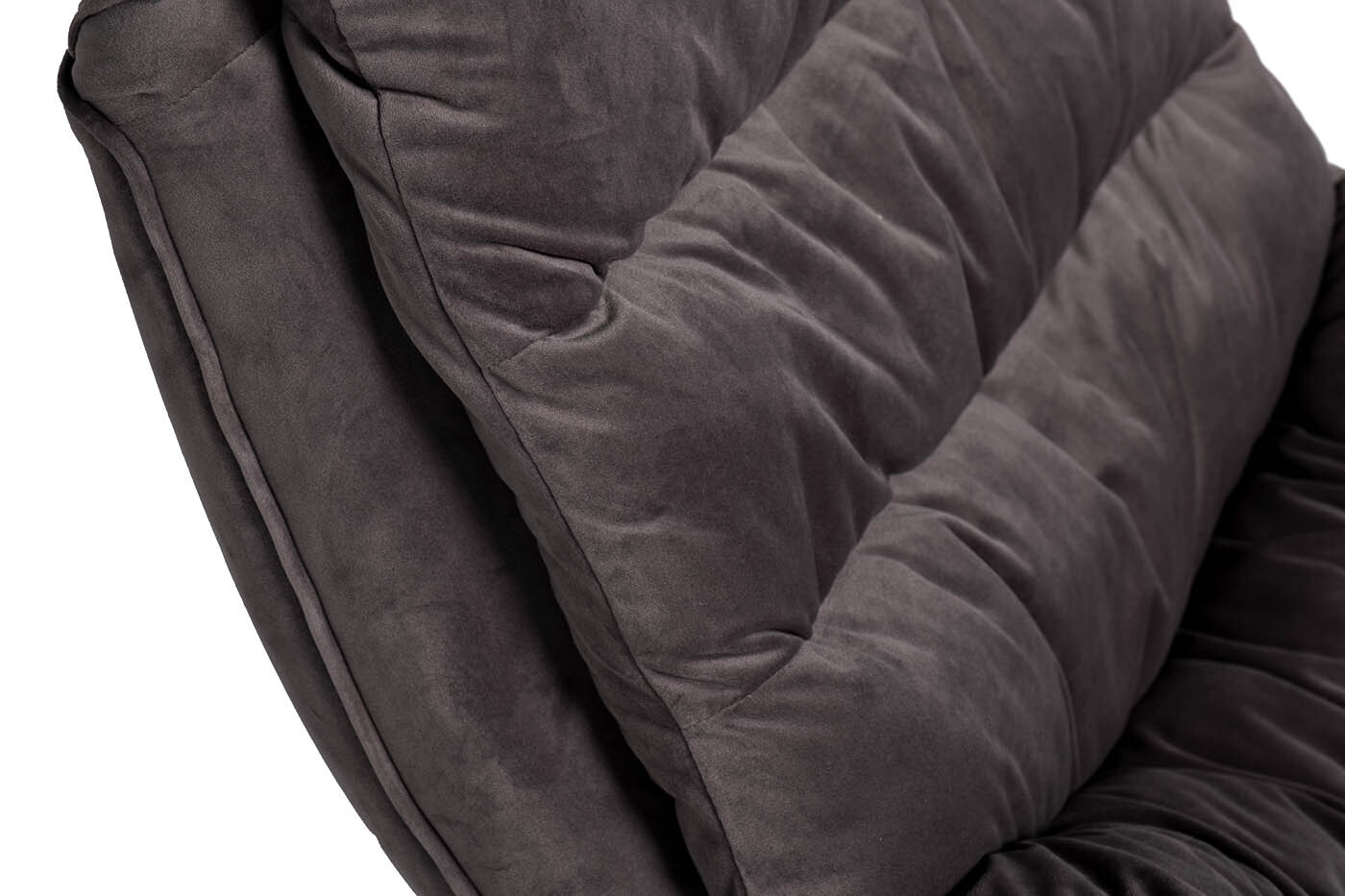 Кресло вращающееся велюровое серое Garda Decor 48MY-KRES-2729 SER