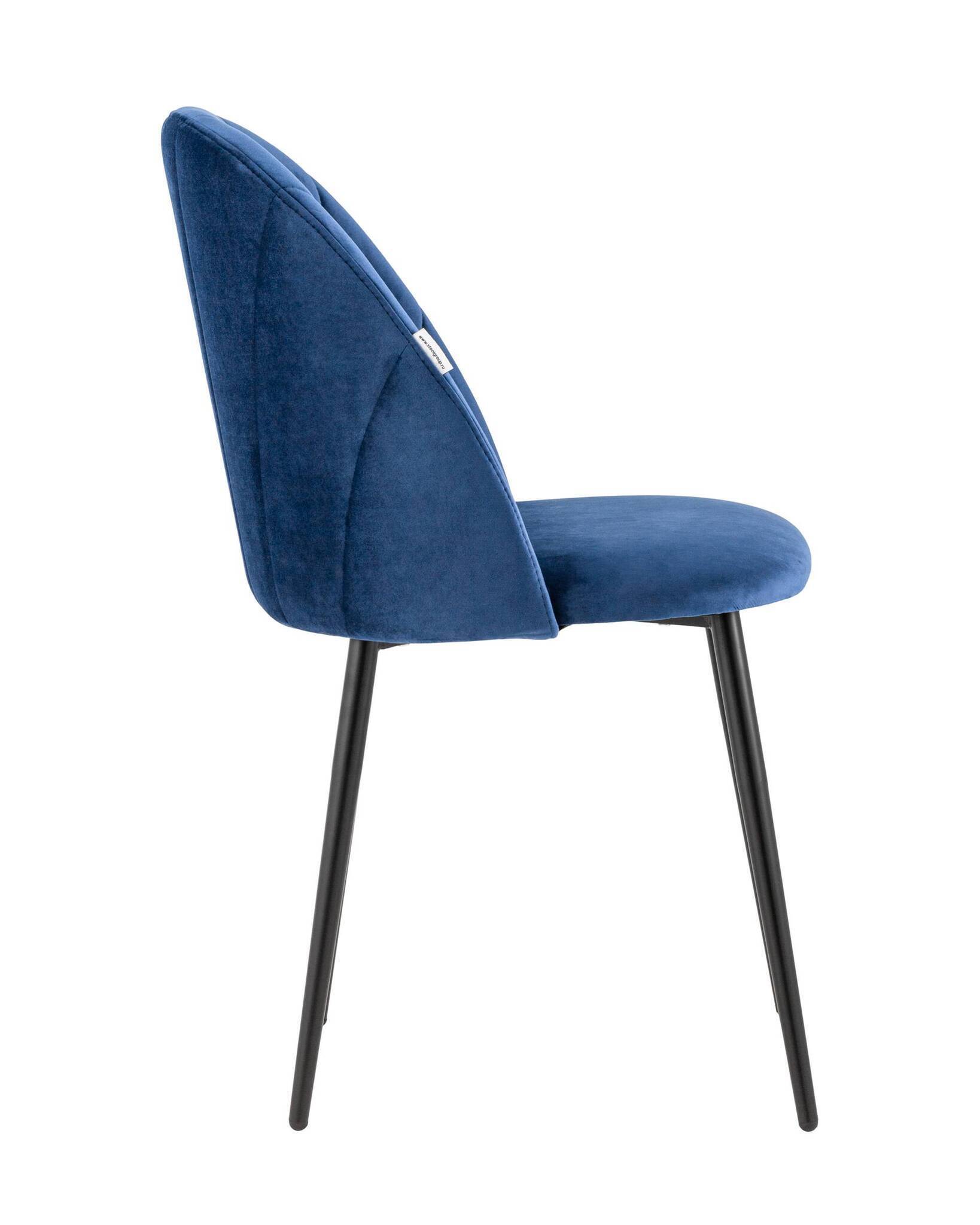 Стул Логан велюр синий Stool Group