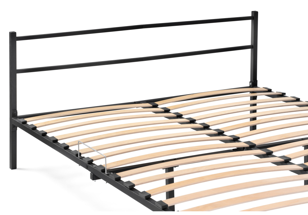 Кровать Woodville Фади 160х200 черная 491588