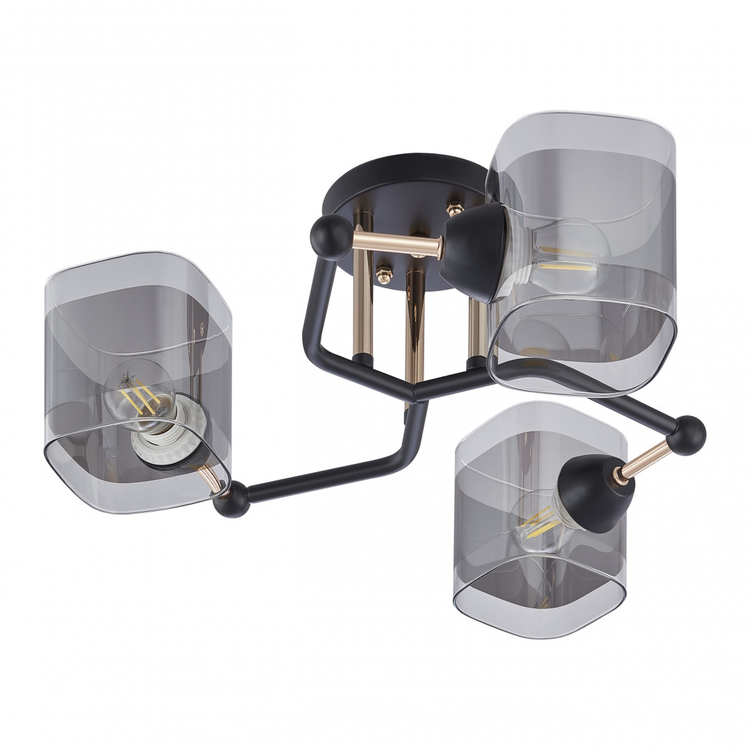 Люстра с плафонами 324308/3 BK+FG Arte Milano