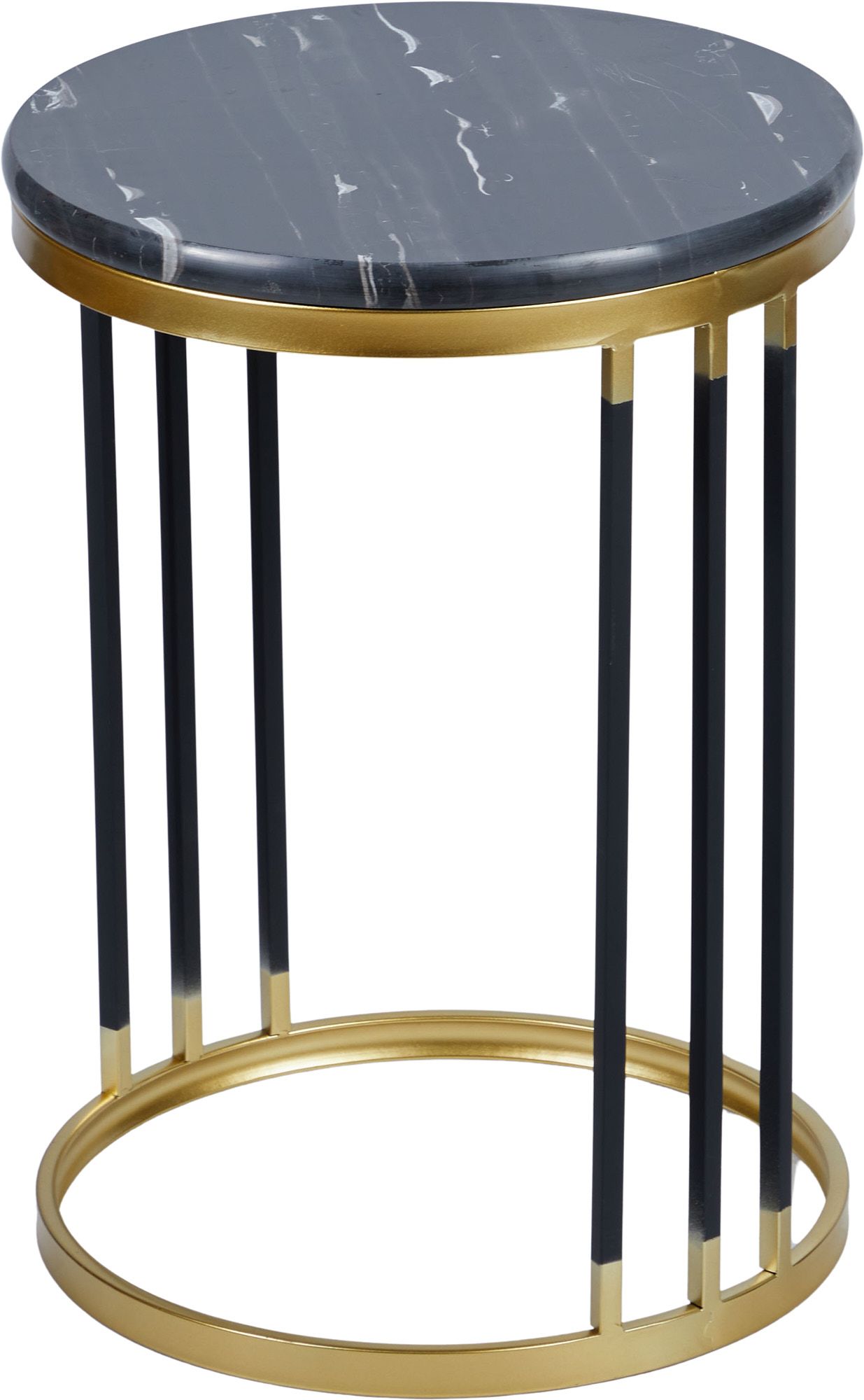 Столик интерьерный с черным мрамором Glasar 54-272