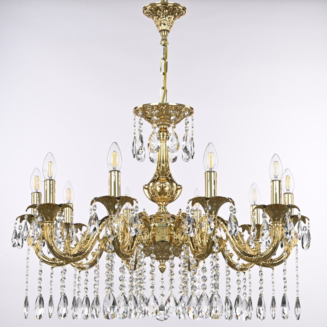 Люстра с хрустальными подвесками AL79101/10/250 A G Bohemia Ivele Crystal