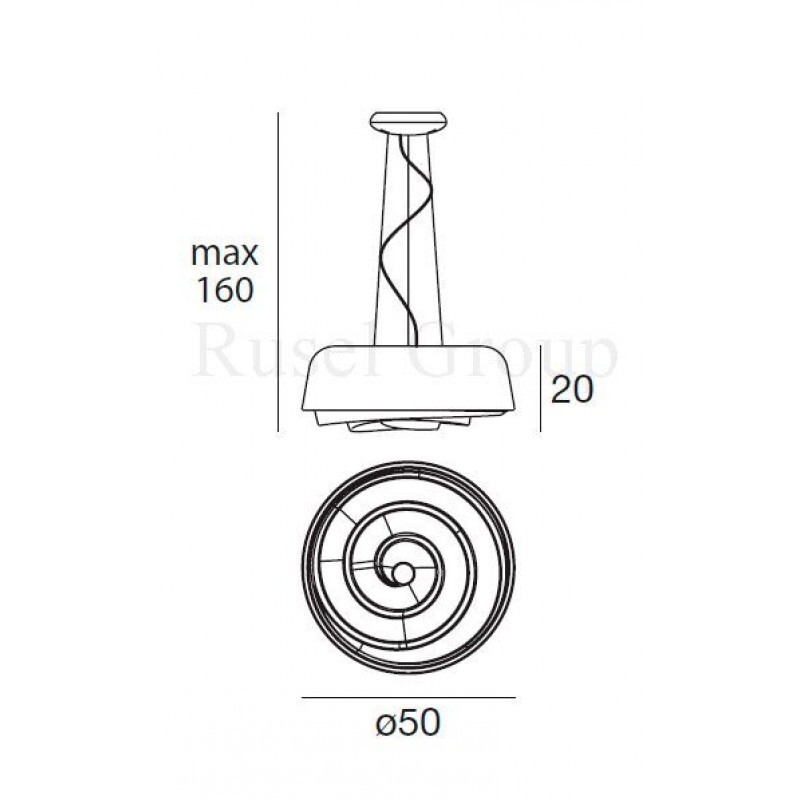 Подвесной светильник Linea Light Rose 7655
