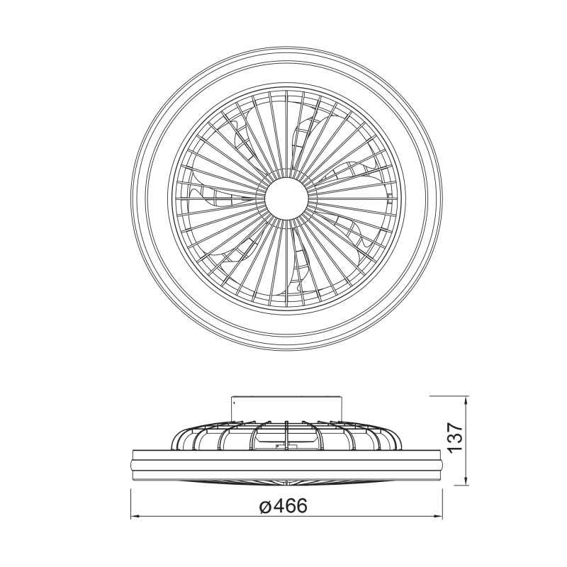 Накладной светильник Mantra 8291