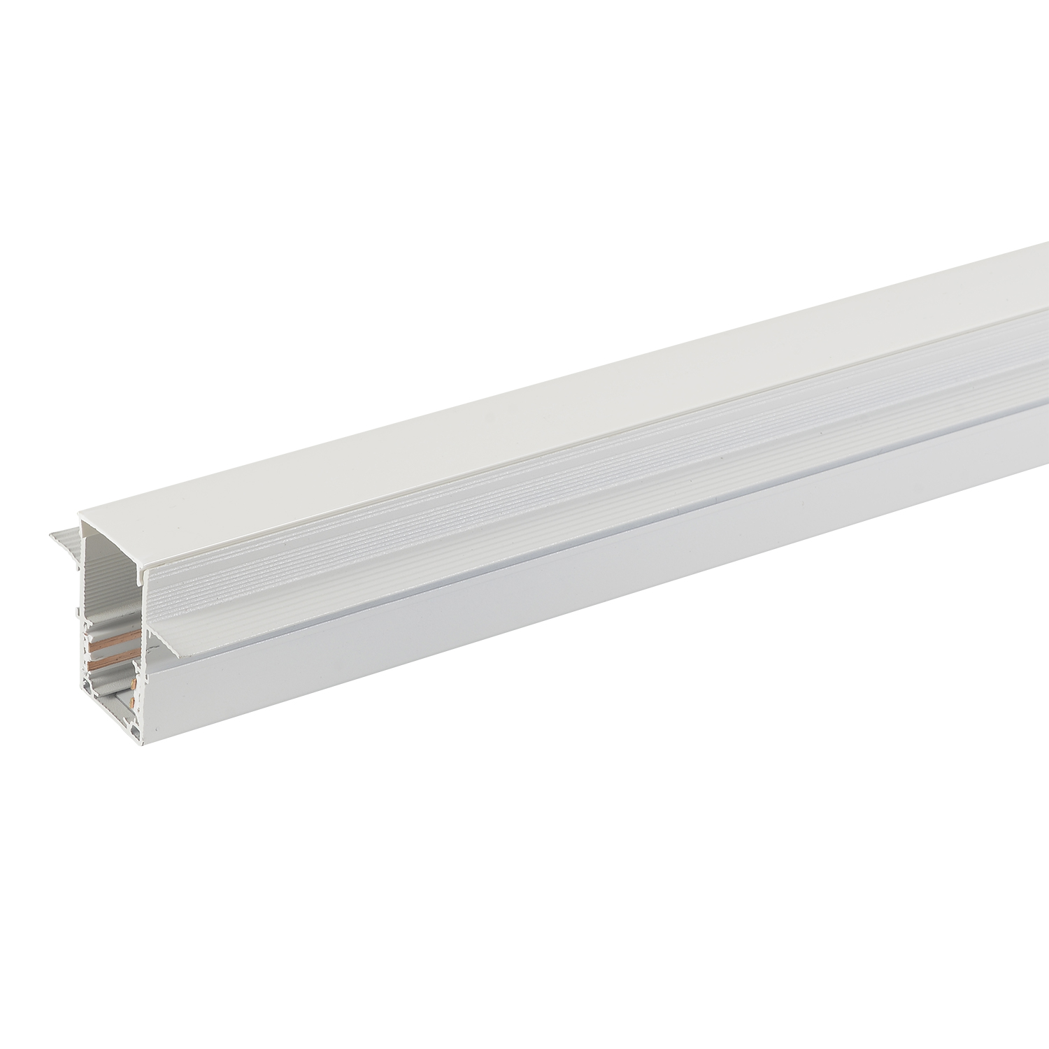 Шинопровод встраиваемый магнитный для ГКЛ12,5 мм Crystal Lux CLT 0.123 02 L3000 WH
