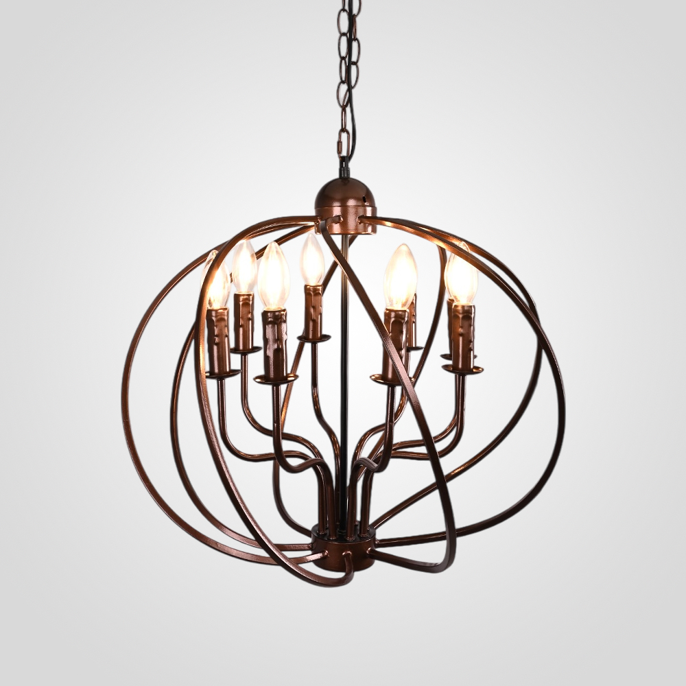 Подвесная люстра Cagie Dark chocolate L8 by ImperiumLoft