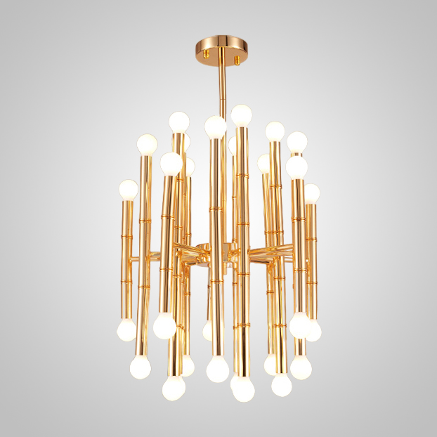 Подвесная рядная люстра CONSTA L30 Gold by ImperiumLoft