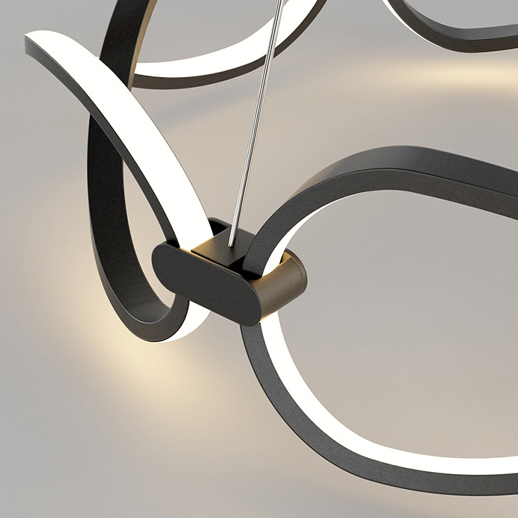 Подвесная люстра FORLI BW D60+80 White by ImperiumLoft