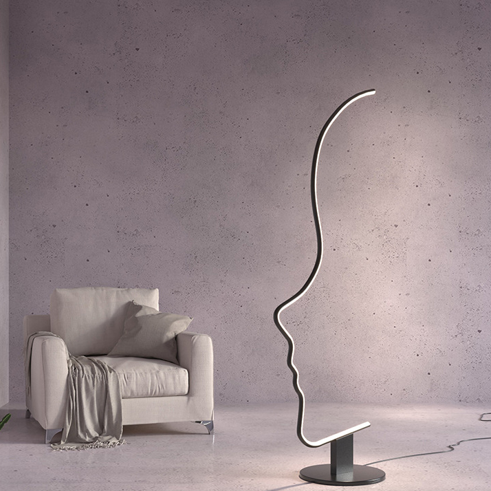 Торшер DAFNE Black Трехцветный свет by ImperiumLoft