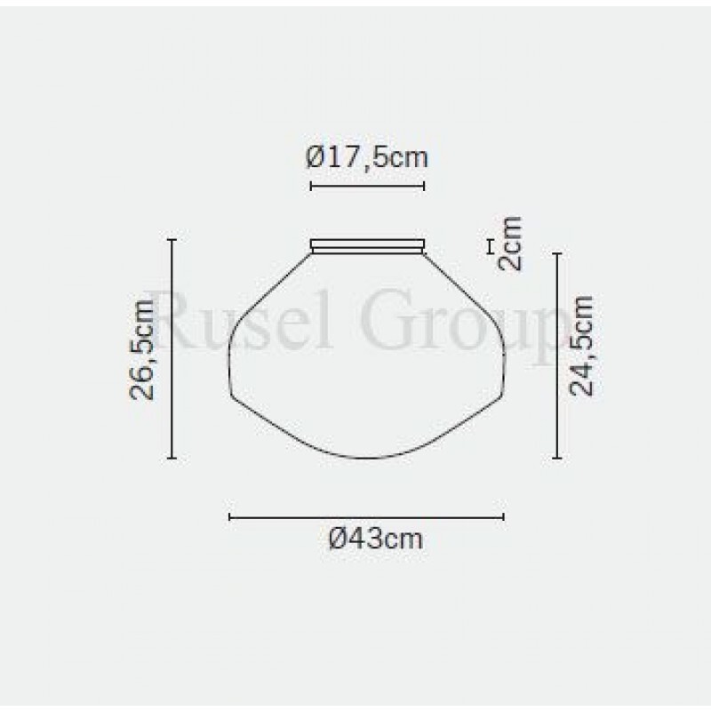 Потолочный светильник Fabbian Aerostat F27 G55 01
