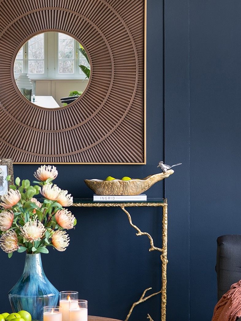 Чаша декоративная с птичкой Glasar 83759