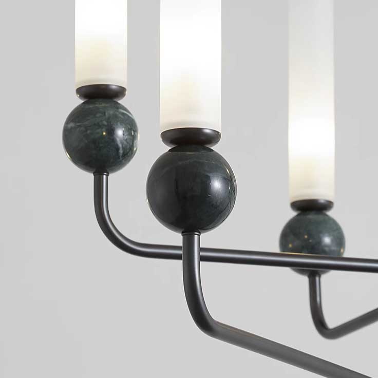 Люстра SENSEI D120 Black by ImperiumLoft