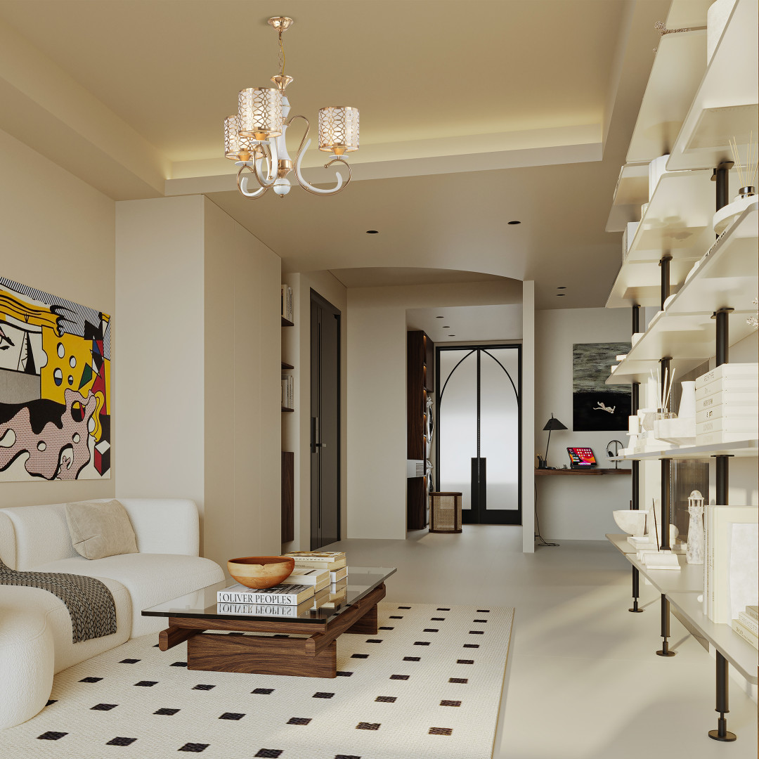 Люстра подвесная с плафонами 301237/3 Wh/Gd Arte Milano