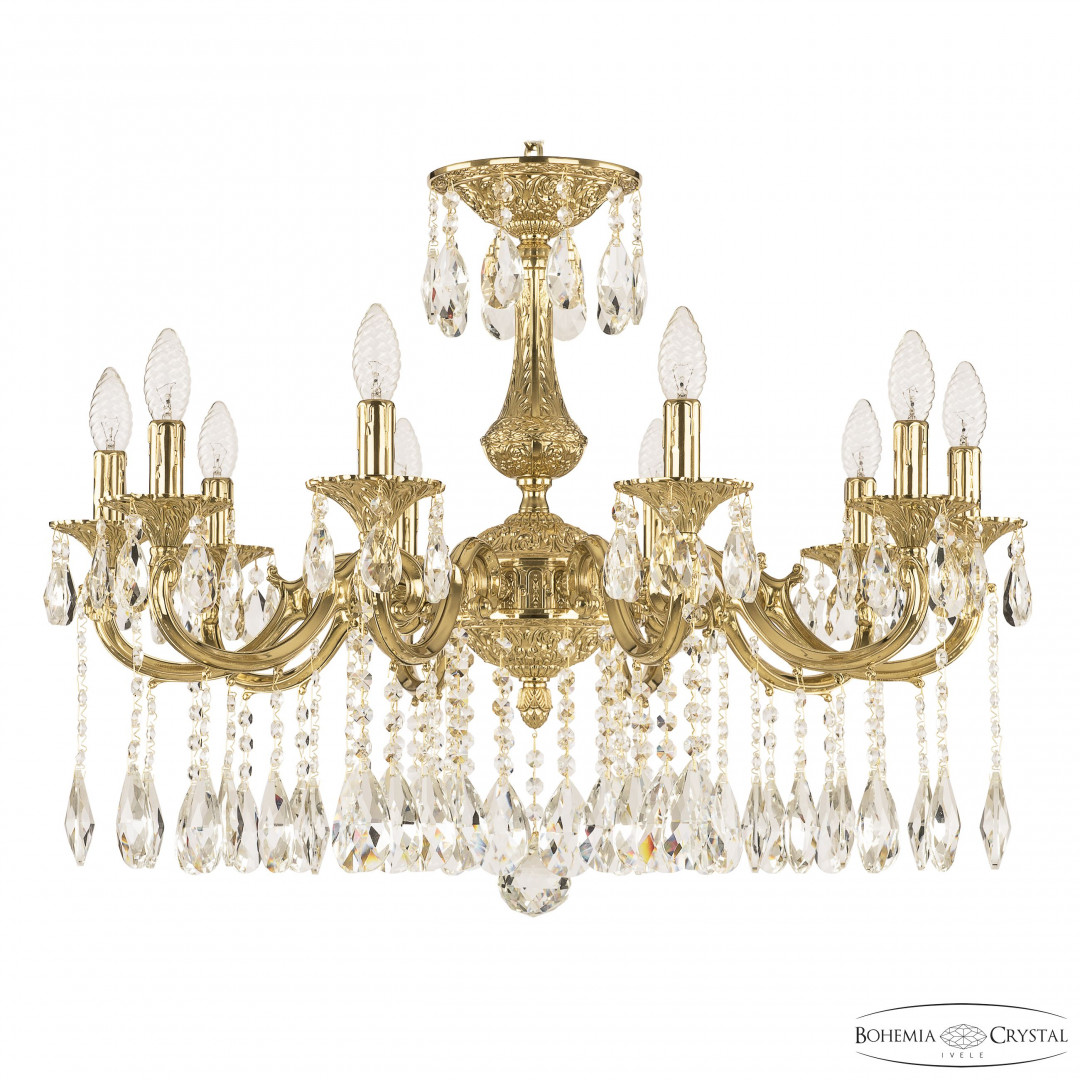 Люстра бронзовая с хрусталём 72101/10/250 A G