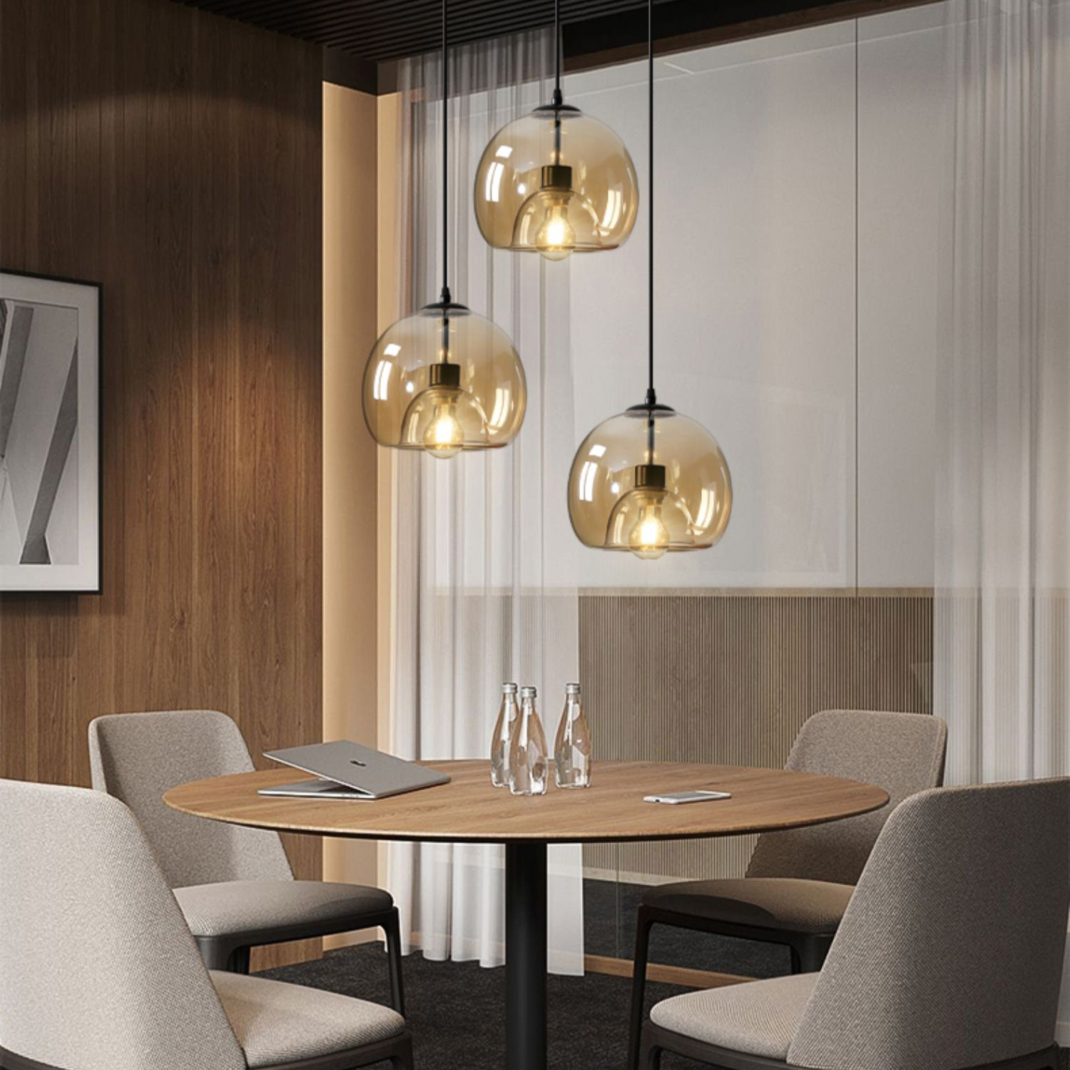 Подвесной светильник FOCUS TRIO L80 Grey by ImperiumLoft