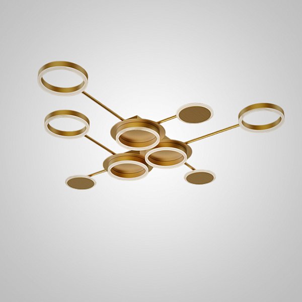 Потолочный светильник ALDAN L120 Brass by ImperiumLoft