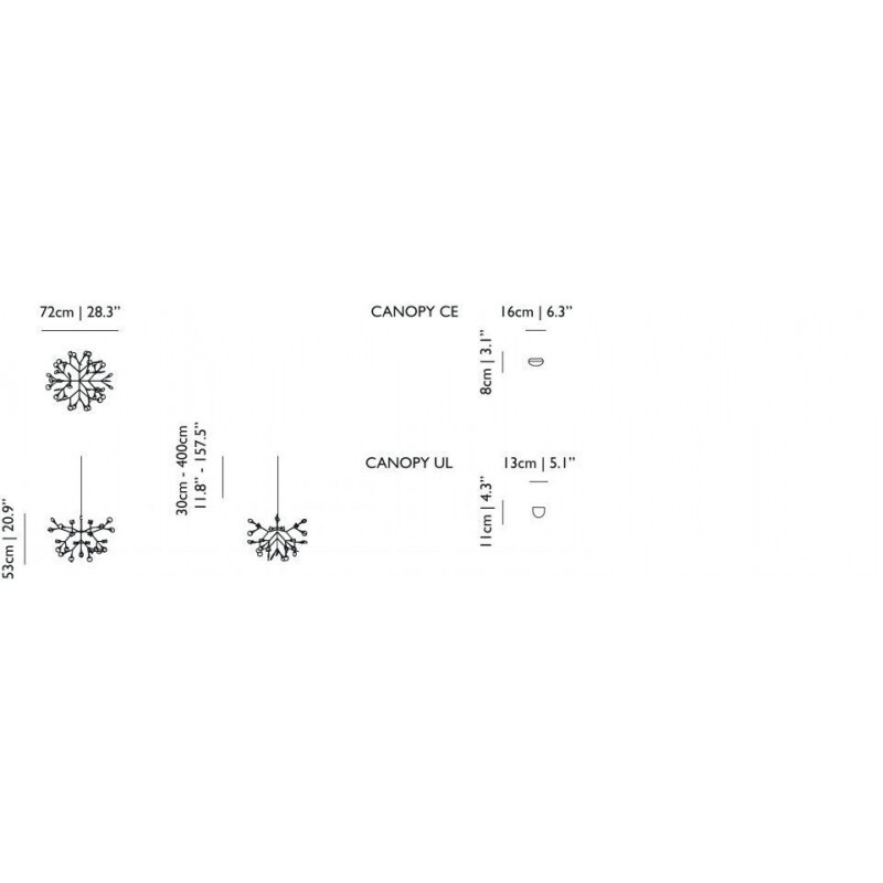 Подвесной светильник Moooi Heracleum Small II nickel 10 MTR CABLE