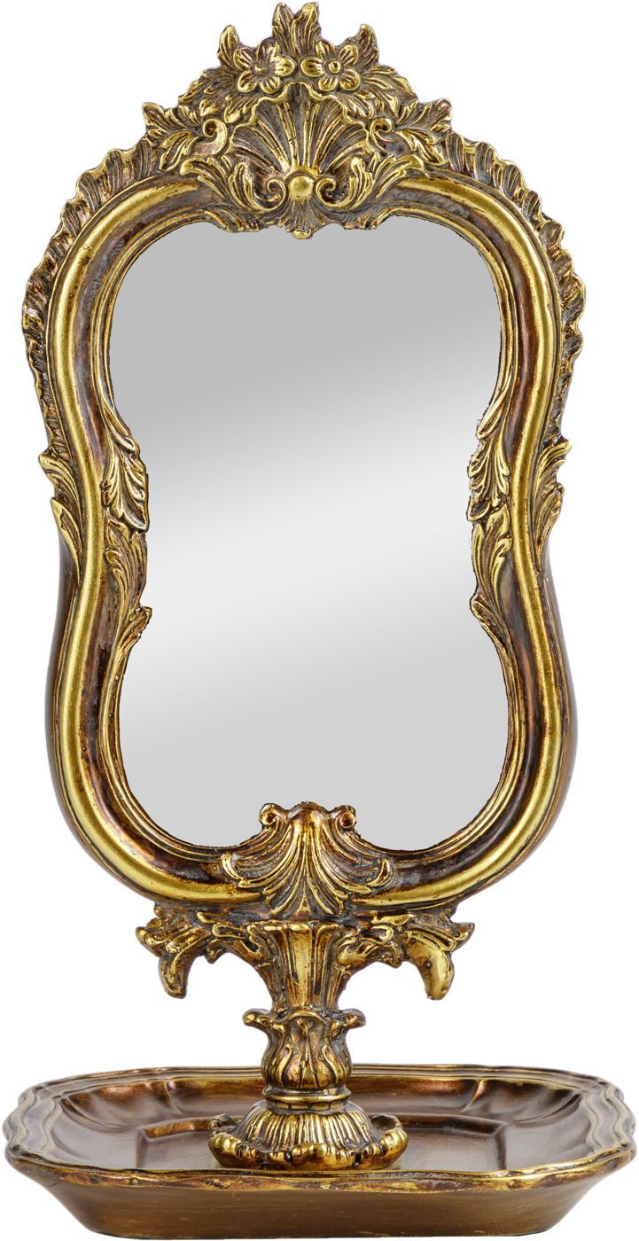 Зеркало настольное с подставкой, под старину Glasar 28-566