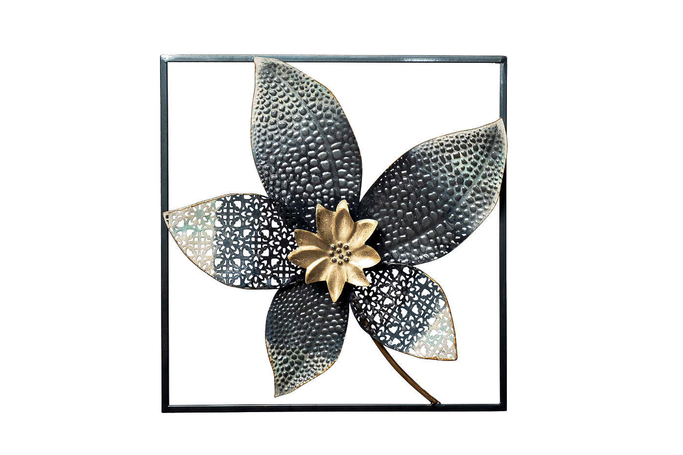 Декор настенный "Цветок" голубой Garda Decor 37SM-1890