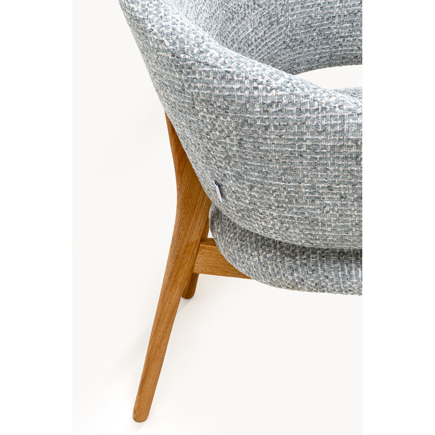 Стул с подлокотниками August Blue Melange KARE 71371