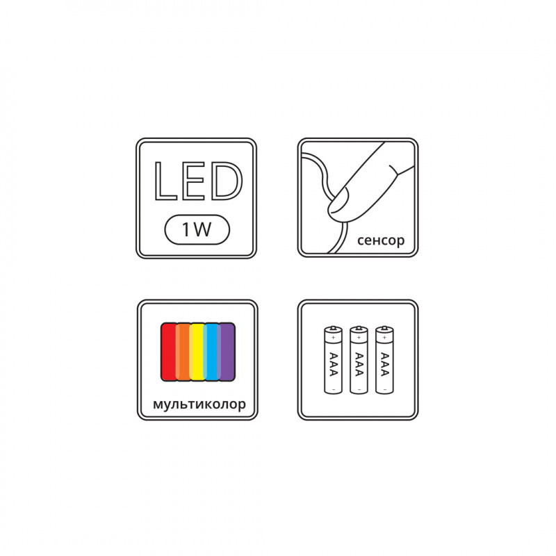 Ночник детский Arte Lamp A7373LT-1WH