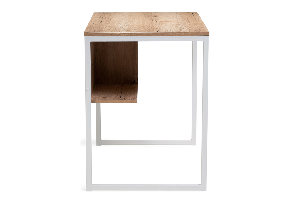 Стол Woodville Клер Лофт дуб делано светлый / матовый белый 489685