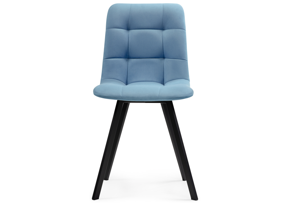Стул Woodville Чилли черный / голубой 489720