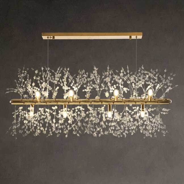 Потолочный светильник ROSALIA LONG L92 Brass by ImperiumLoft