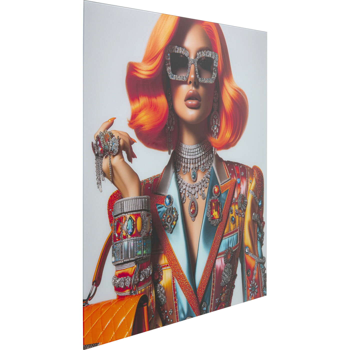 Картина стеклянная Muse Posh 100x100cm KARE 57678