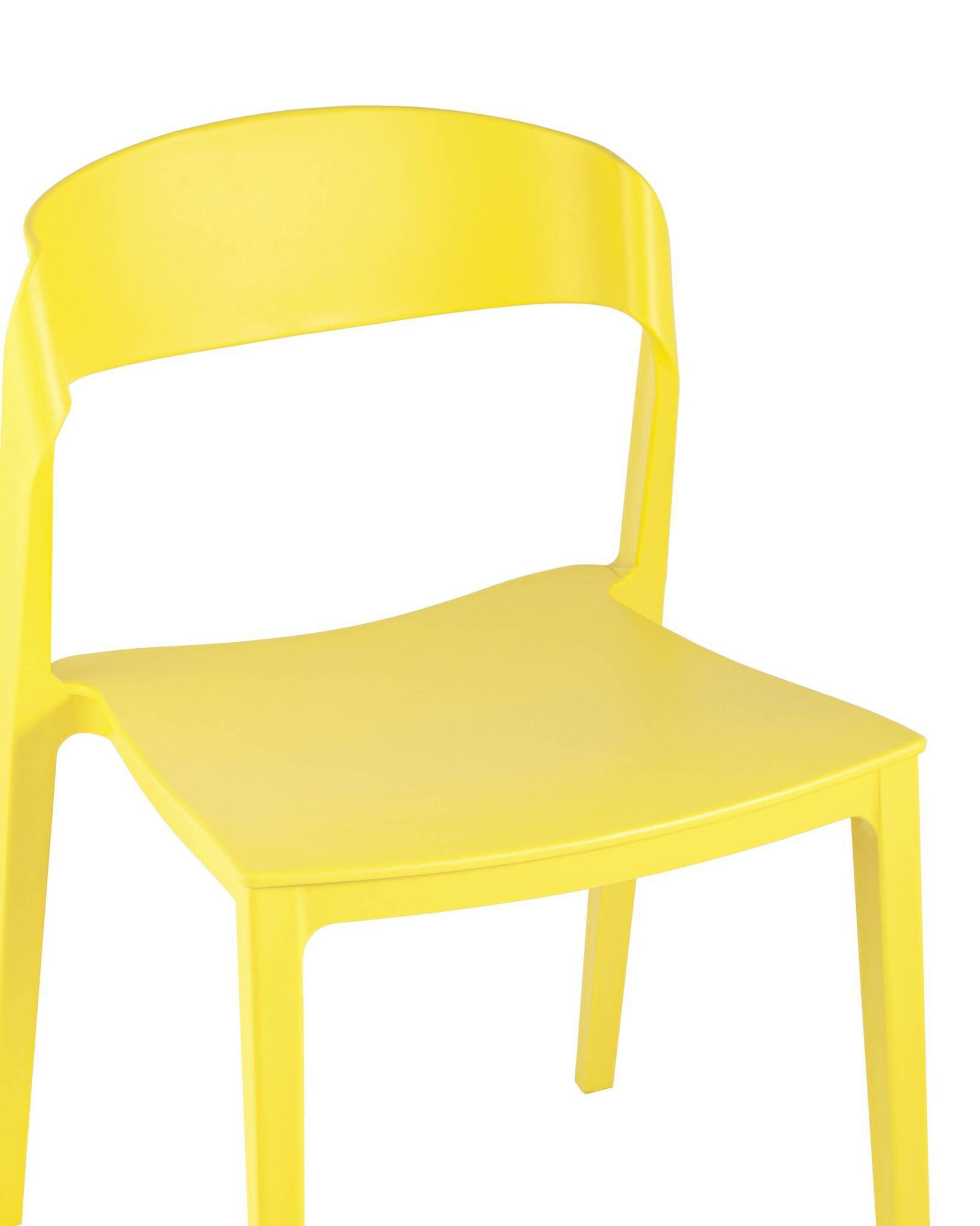 Стул Moris пластик желтый Stool Group