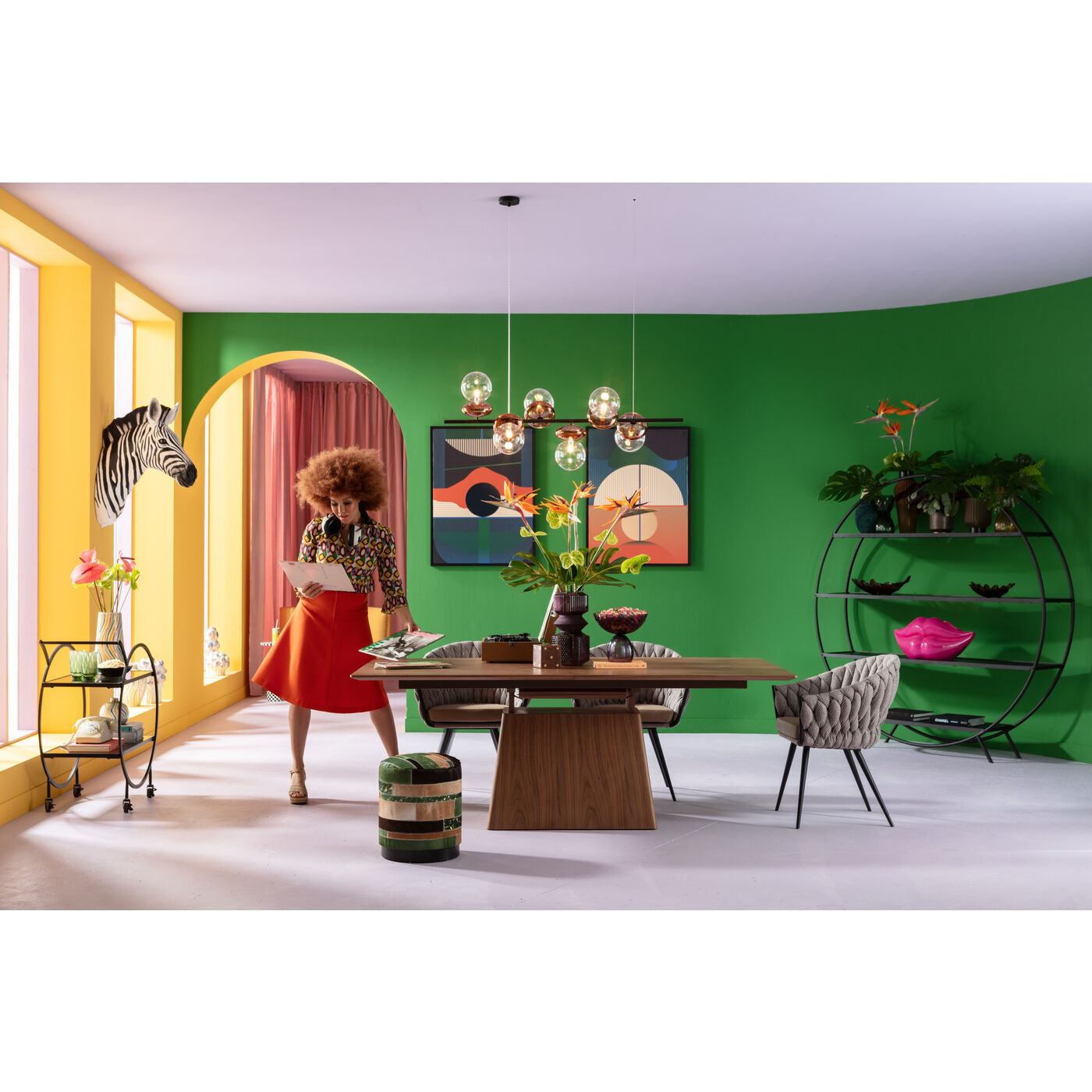 Подставка для цветов KARE Lips 55263