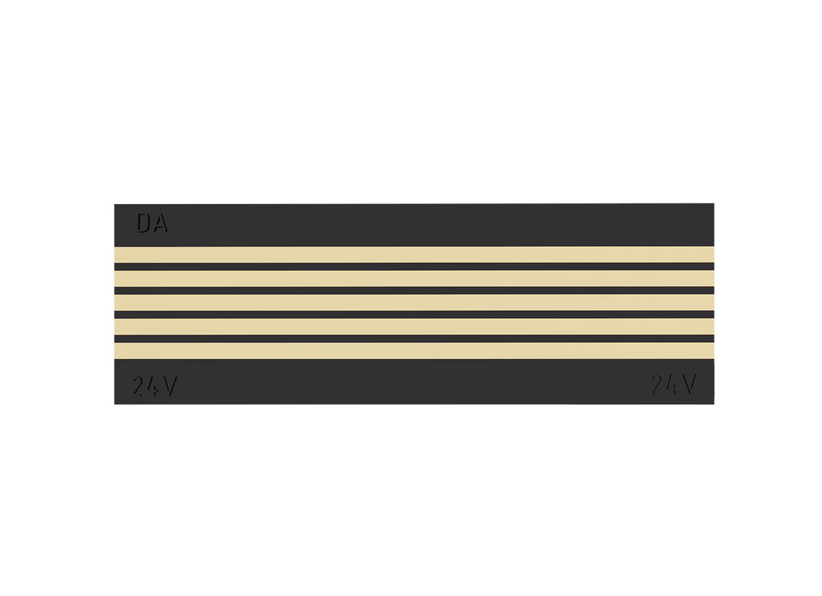 Декоративная плата для магнитного шинопровода Donolux Short Plate DLMX Black Sp