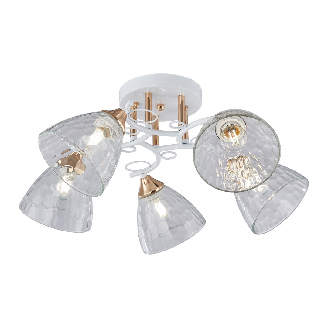 Люстра с плафонами 321395/5A WH+FG Arte Milano