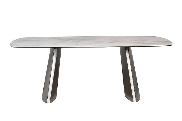 Стол обеденный прямоугольный керамический белый Garda Decor 160KD-60061